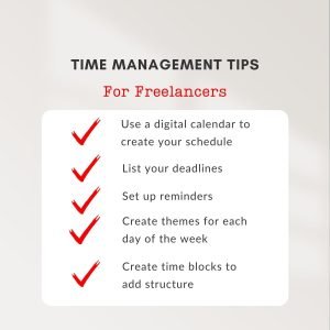 Time management tips for Freelancers